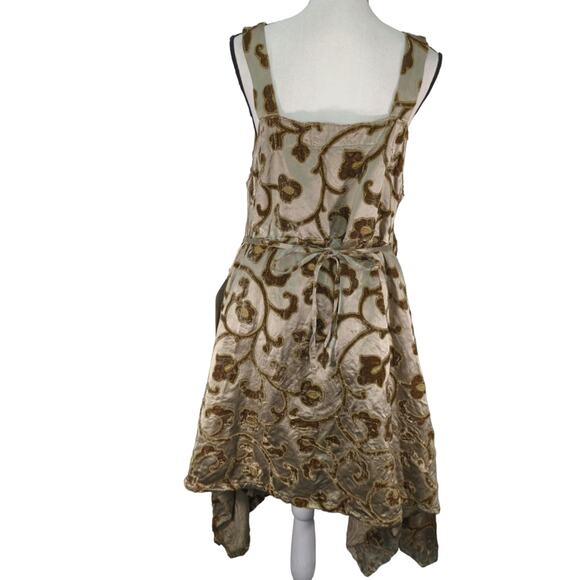 Krista Larson Heirloom Squared Neck Fit & Flare Dress Medium NWT Cottage Core - Picture 6 of 10